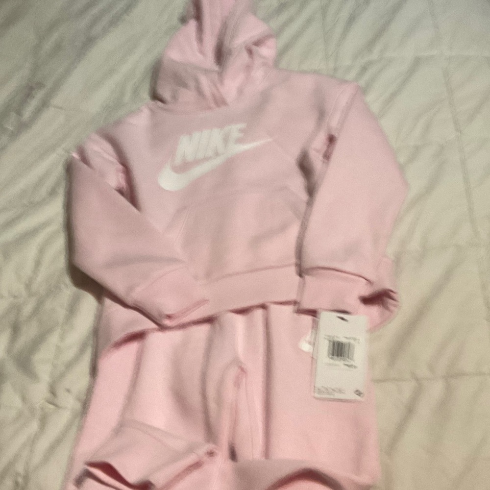 Nike Light Pink Hoodie and Joggers Set